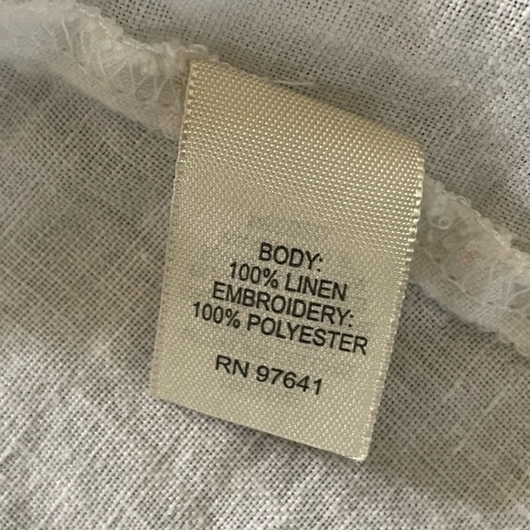 J.Jill Linen Button Down Blouse - Picture 8 of 8